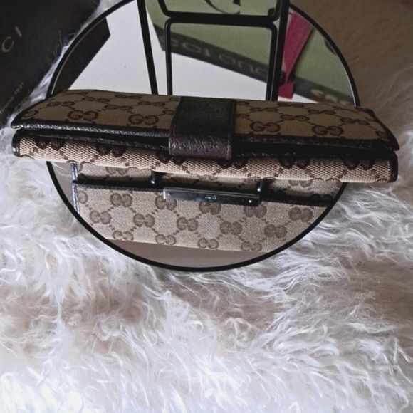 Gucci - Guccissima Supreme Continental Long Wallet GG Monogram EUC - Picture 4 of 15